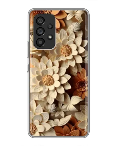 Чехол для Samsung Galaxy A53 (5G) с картинкой «Бежевый флористический декор» Чехол для Samsung Galaxy A53 (5G) с картинкой «Бежевый флористический декор»