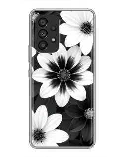 Чохол для Samsung Galaxy A53 (5G) з картинкою «Монохромні айстри»
