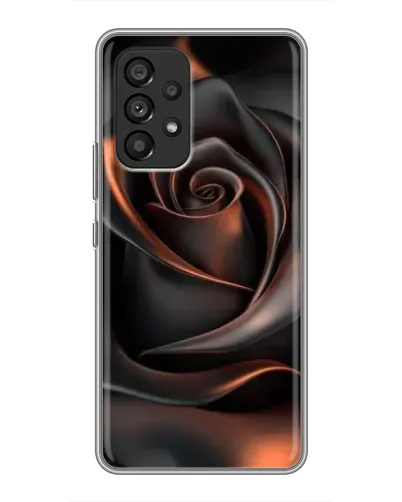 Чехол для Samsung Galaxy A53 (5G) с картинкой «Шелковая черная роза» Чехол для Samsung Galaxy A53 (5G) с картинкой «Шелковая черная роза»