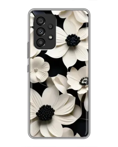 Чехол для Samsung Galaxy A53 (5G) с картинкой «Объемные белые цветы» Чехол для Samsung Galaxy A53 (5G) с картинкой «Объемные белые цветы»