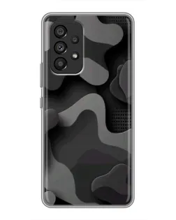 Чехол для Samsung Galaxy A53 (5G) с картинкой «Темный абстрактный камуфляж»