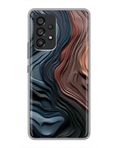 Чехол для Samsung Galaxy A53 (5G) с картинкой «Цветные волны каньона»