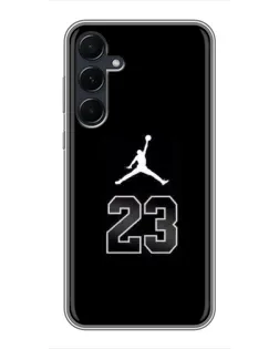 Чехол для Samsung Galaxy A55 с картинкой «Jordan Flight 23»
