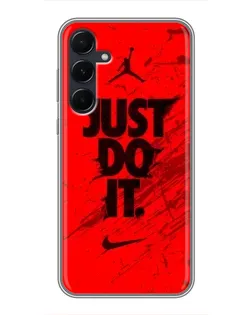 Чехол для Samsung Galaxy A55 с картинкой «Nike Just Do It»