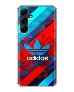 Чехол для Samsung Galaxy A55 с картинкой «Абстракция Adidas» Чехол для Samsung Galaxy A55 с картинкой «Абстракция Adidas»