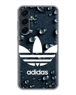 Чехол для Samsung Galaxy A55 с картинкой «Adidas Trefoil Blue» Чехол для Samsung Galaxy A55 с картинкой «Adidas Trefoil Blue»