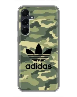 Чехол для Samsung Galaxy A55 с картинкой «Милитари стиль Adidas» Чехол для Samsung Galaxy A55 с картинкой «Милитари стиль Adidas»