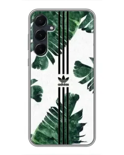 Чехол для Samsung Galaxy A55 с картинкой «Пальмовые листья адидас»