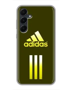 Чехол для Samsung Galaxy A55 с картинкой «Оливковый градиент Adidas»