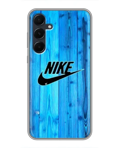Чехол для Samsung Galaxy A55 с картинкой «Голубое дерево Nike»