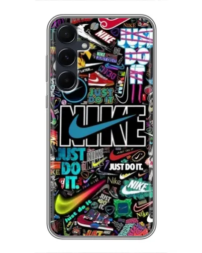 Чехол для Samsung Galaxy A55 с картинкой «Яркий коллаж Nike» Чехол для Samsung Galaxy A55 с картинкой «Яркий коллаж Nike»