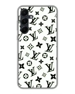 Чехол для Samsung Galaxy A55 с картинкой «Монохромный хаос LV»