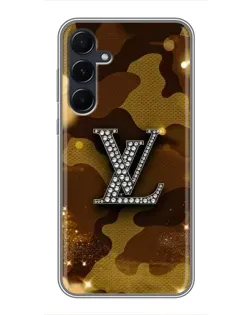 Чехол для Samsung Galaxy A55 с картинкой «Камуфляжный Louis Vuitton»