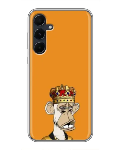 Чехол для Samsung Galaxy A55 с картинкой «Золотая обезьяна Bored Ape»