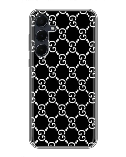 Чехол для Samsung Galaxy A55 с картинкой «Gucci — сетчатый паттерн» Чехол для Samsung Galaxy A55 с картинкой «Gucci — сетчатый паттерн»
