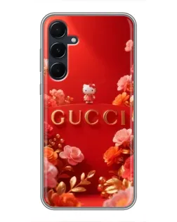 Чехол для Samsung Galaxy A55 с картинкой «Gucci — золотой сад»