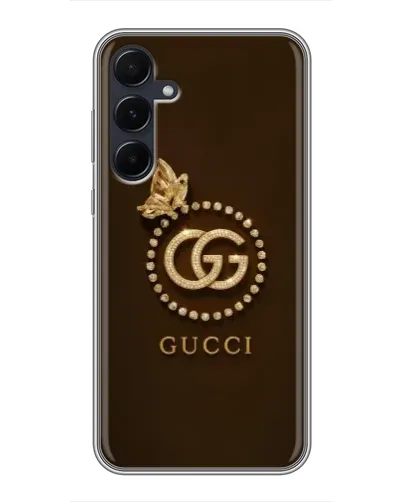 Чехол для Samsung Galaxy A55 с картинкой «Gucci — золотая бабочка» Чехол для Samsung Galaxy A55 с картинкой «Gucci — золотая бабочка»