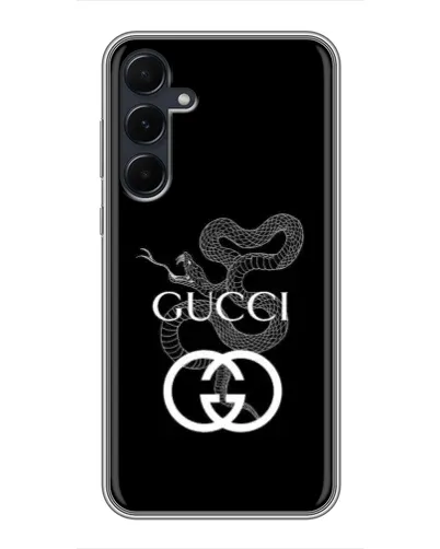 Чехол для Samsung Galaxy A55 с картинкой «Gucci — серебряная змея» Чехол для Samsung Galaxy A55 с картинкой «Gucci — серебряная змея»