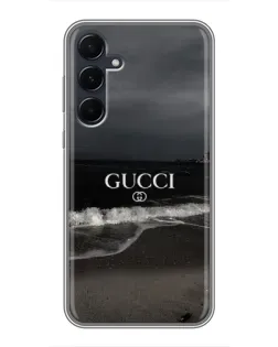 Чехол для Samsung Galaxy A55 с картинкой «Gucci — морской прибой»