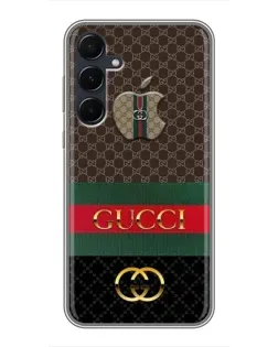 Чехол для Samsung Galaxy A55 с картинкой «Gucci — брендированный десерт»