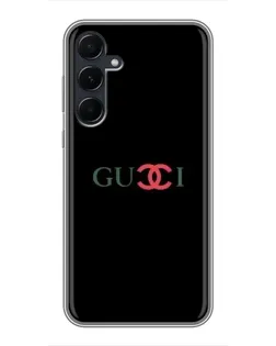 Чехол для Samsung Galaxy A55 с картинкой «Gucci — красный градиент»