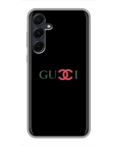 Чехол для Samsung Galaxy A55 с картинкой «Gucci — красный градиент» Чехол для Samsung Galaxy A55 с картинкой «Gucci — красный градиент»