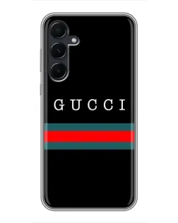 Чехол для Samsung Galaxy A55 с картинкой «Gucci — красный пояс»