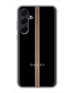 Чехол для Samsung Galaxy A55 с картинкой «Gucci — строгая линия»