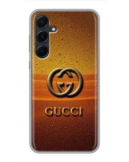Чехол для Samsung Galaxy A55 с картинкой «Gucci — солнечный градиент»