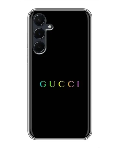 Чехол для Samsung Galaxy A55 с картинкой «Gucci — неоновый минимализм» Чехол для Samsung Galaxy A55 с картинкой «Gucci — неоновый минимализм»