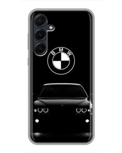 Чехол для Samsung Galaxy A55 с картинкой «BMW — взгляд из темноты»
