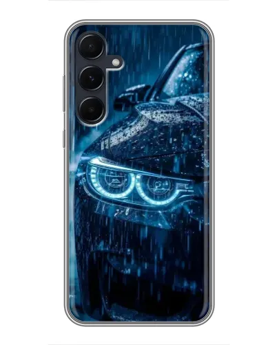 Чехол для Samsung Galaxy A55 с картинкой «BMW под дождем» Чехол для Samsung Galaxy A55 с картинкой «BMW под дождем»