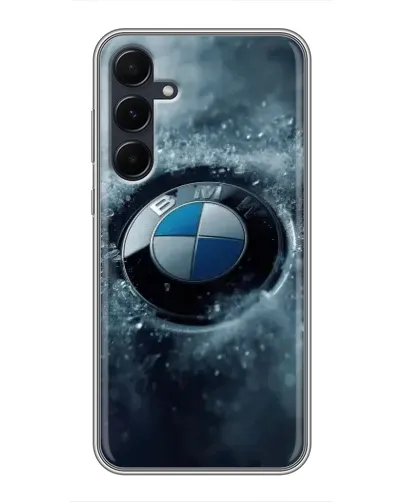 Чехол для Samsung Galaxy A55 с картинкой «Логотип BMW — лед» Чехол для Samsung Galaxy A55 с картинкой «Логотип BMW — лед»