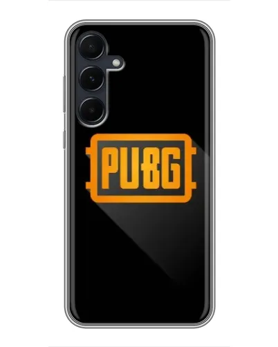 Чехол для Samsung Galaxy A55 с картинкой «PUBG — рамка лого» Чехол для Samsung Galaxy A55 с картинкой «PUBG — рамка лого»