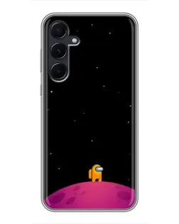Чехол для Samsung Galaxy A55 с картинкой «Одинокий герой на планете» Чехол для Samsung Galaxy A55 с картинкой «Одинокий герой на планете»