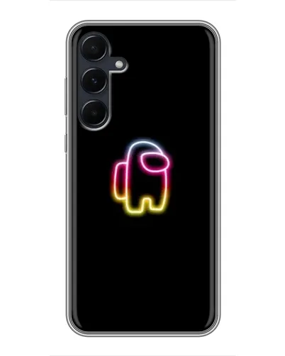 Чехол для Samsung Galaxy A55 с картинкой «Among Us градиент»