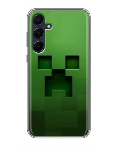 Чехол для Samsung Galaxy A55 с картинкой «Крипер микро-дизайн» Чехол для Samsung Galaxy A55 с картинкой «Крипер микро-дизайн»