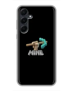 Чехол для Samsung Galaxy A55 с картинкой «Алмазная кирка» Чехол для Samsung Galaxy A55 с картинкой «Алмазная кирка»
