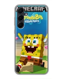 Чехол для Samsung Galaxy A55 с картинкой «Губка Боб Minecraft» Чехол для Samsung Galaxy A55 с картинкой «Губка Боб Minecraft»