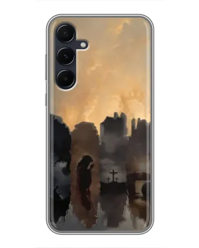 Чехол для Samsung Galaxy A55 с картинкой «Дорога к вере»
