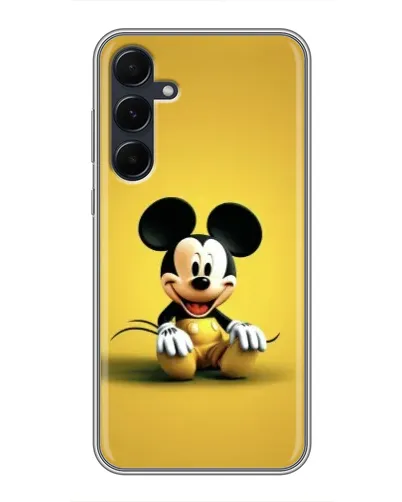 Чехол для Samsung Galaxy A55 с картинкой «Микки на желтом» Чехол для Samsung Galaxy A55 с картинкой «Микки на желтом»