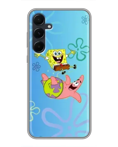 Чехол для Samsung Galaxy A55 с картинкой «Спанч Боб и Патрик» Чехол для Samsung Galaxy A55 с картинкой «Спанч Боб и Патрик»