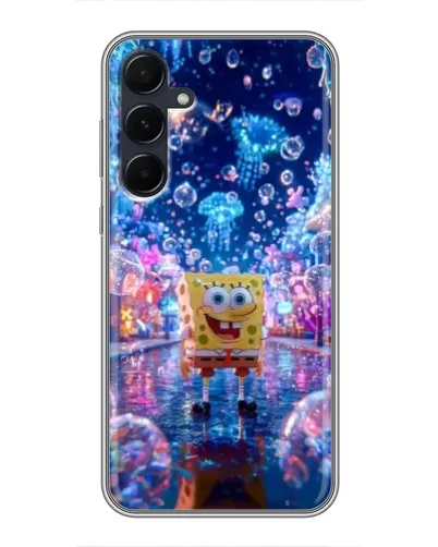 Чехол для Samsung Galaxy A55 с картинкой «Неоновый океан» Чехол для Samsung Galaxy A55 с картинкой «Неоновый океан»