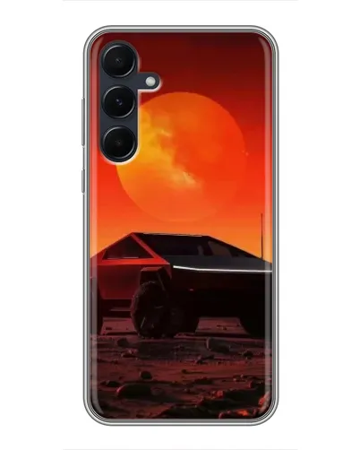 Чехол для Samsung Galaxy A55 с картинкой «Cybertruck на Марсе» Чехол для Samsung Galaxy A55 с картинкой «Cybertruck на Марсе»