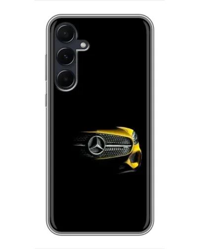 Чехол для Samsung Galaxy A55 с картинкой «Mercedes — ретро стиль»