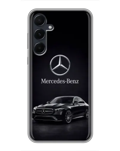 Чехол для Samsung Galaxy A55 с картинкой «Mercedes — решетка радиатора»