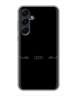 Чехол для Samsung Galaxy A55 с картинкой «Audi — световой подпись» Чехол для Samsung Galaxy A55 с картинкой «Audi — световой подпись»