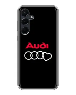 Чехол для Samsung Galaxy A55 с картинкой «Логотип Audi Heart» Чехол для Samsung Galaxy A55 с картинкой «Логотип Audi Heart»