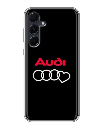 Чехол для Samsung Galaxy A55 с картинкой «Логотип Audi Heart» Чехол для Samsung Galaxy A55 с картинкой «Логотип Audi Heart»