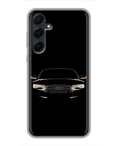 Чехол для Samsung Galaxy A55 с картинкой «Audi — ночной контур» Чехол для Samsung Galaxy A55 с картинкой «Audi — ночной контур»